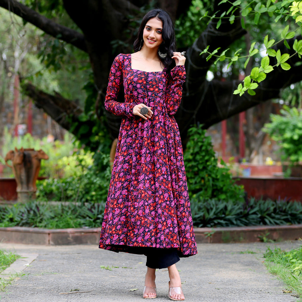 Lekha Flare Gerogette Kurta