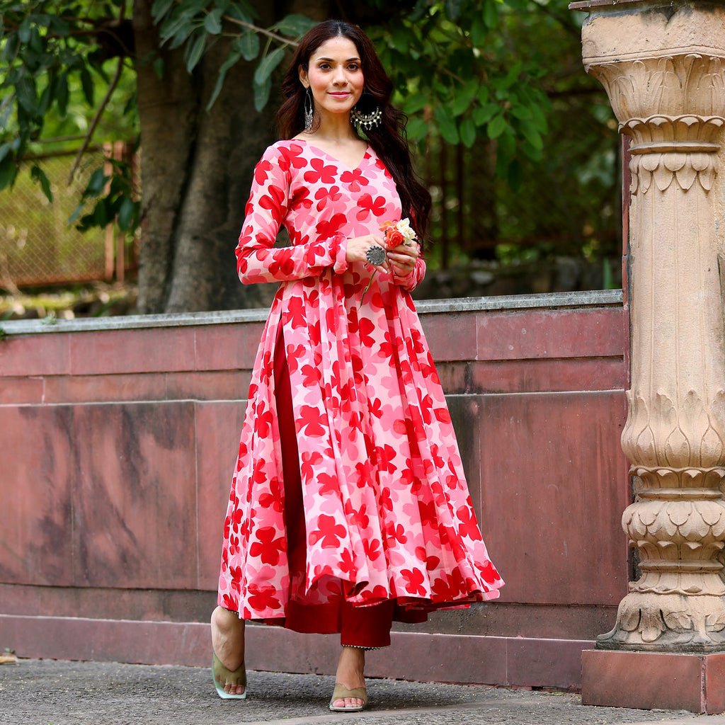 Darshi Floral Georgette  Set