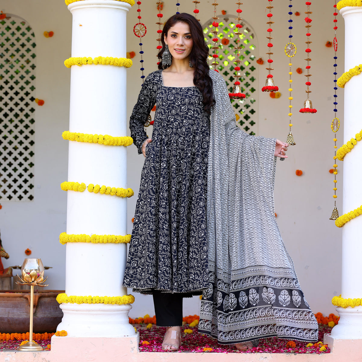 Amalkari Cotton Printed Set