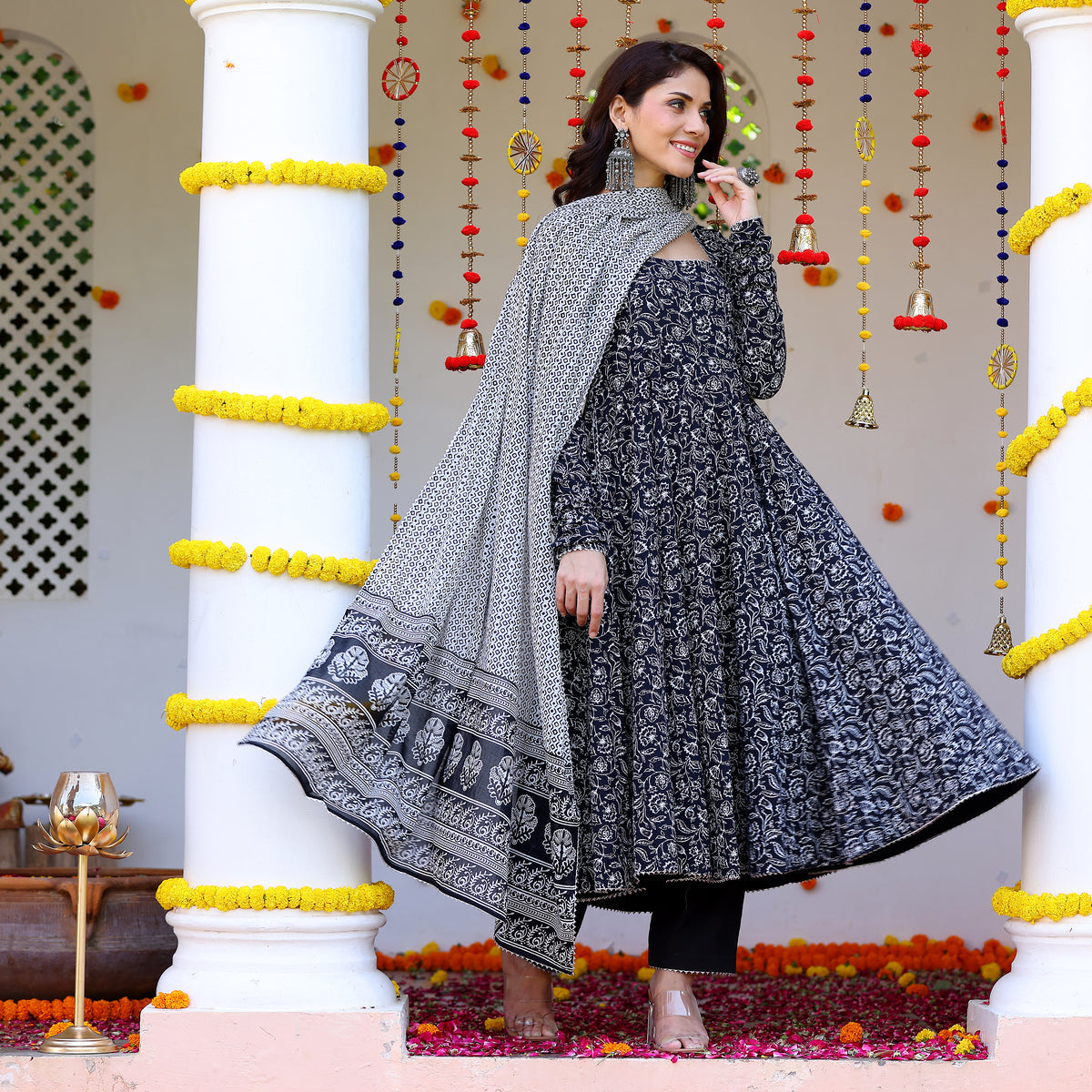 Amalkari Cotton Printed Set