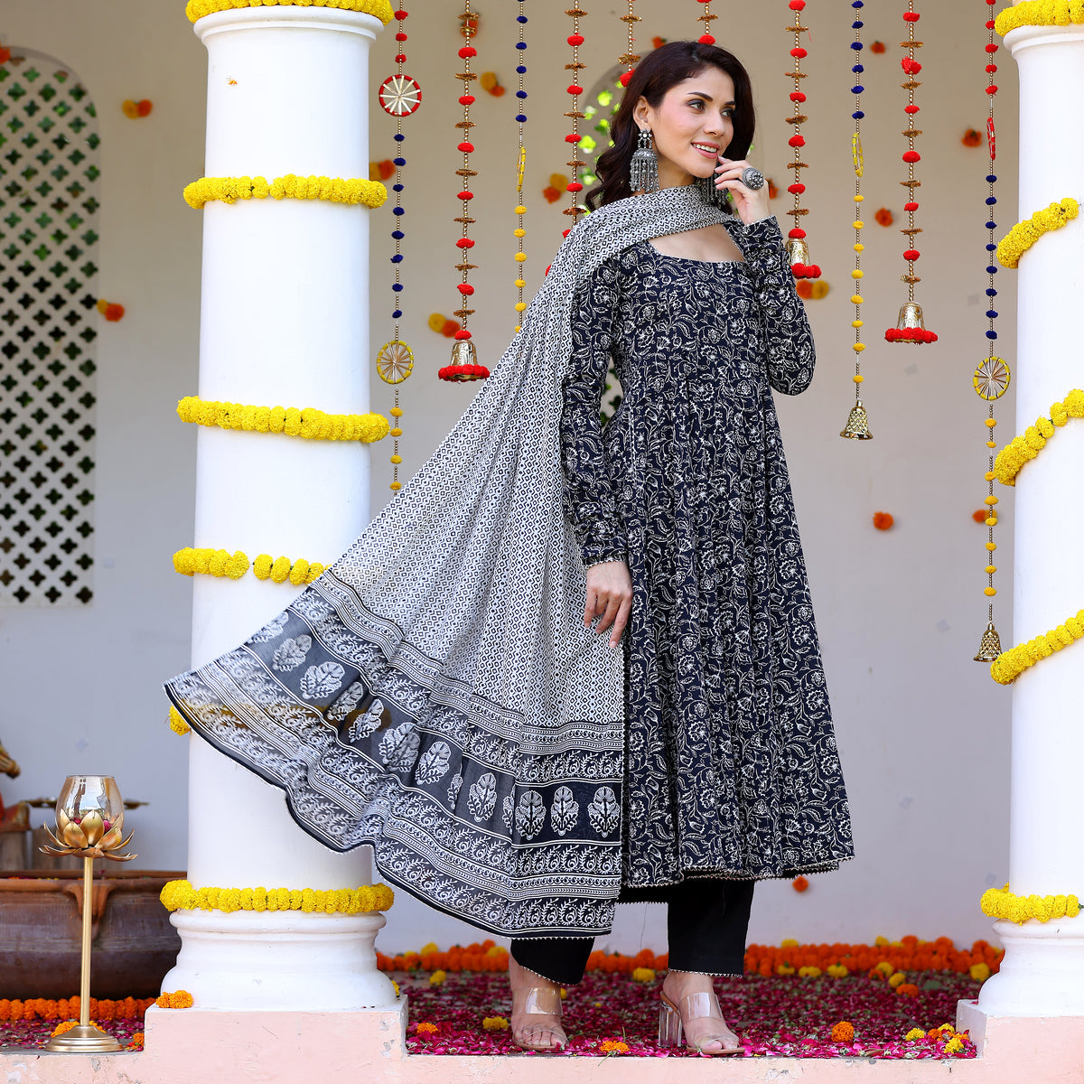 Amalkari Cotton Printed Set