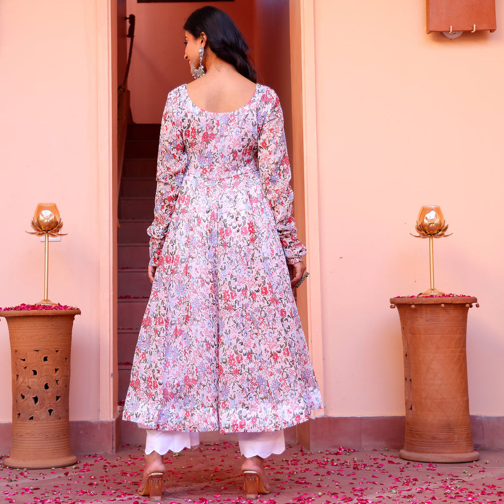 Juhi Kalidar Georgette Kurta
