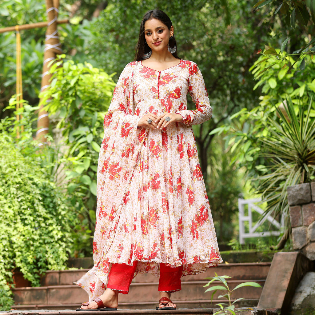 Amaara Georgette Gher Set