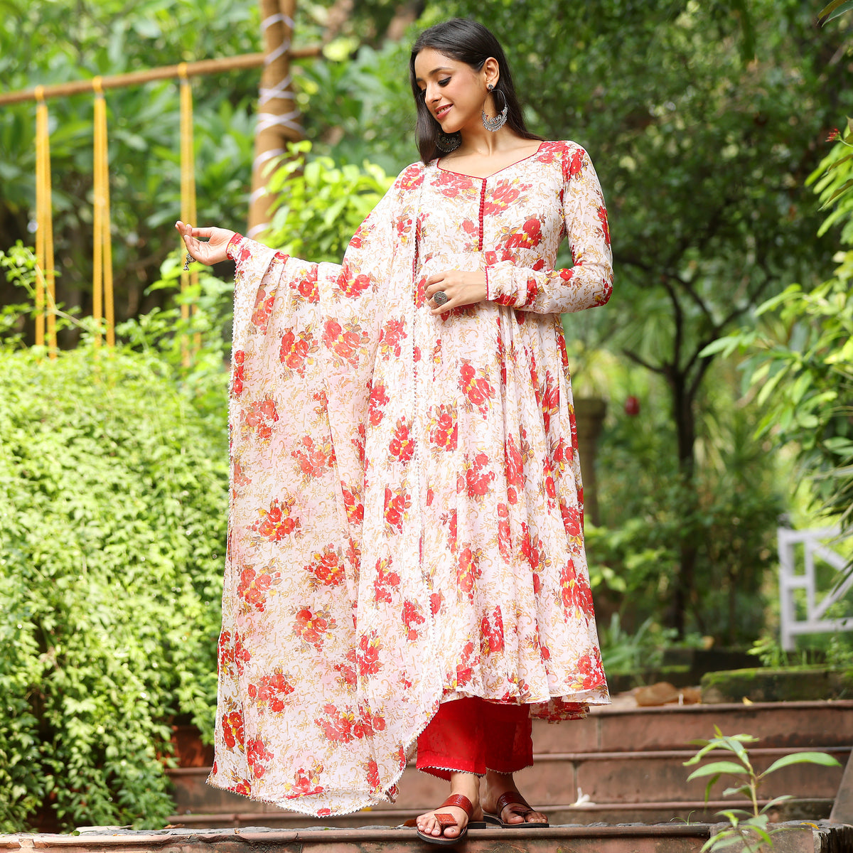 Amaara Georgette Gher Set