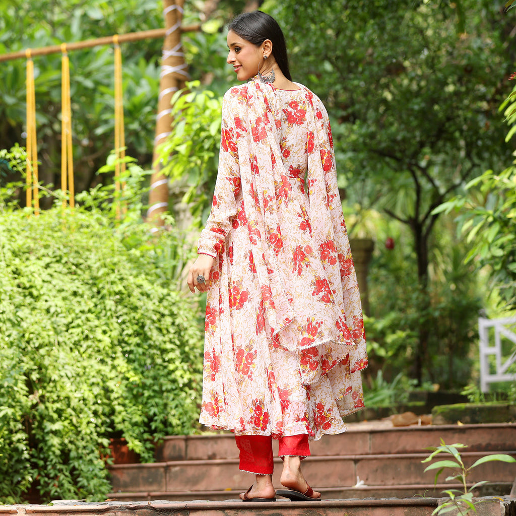 Amaara Georgette Gher Set