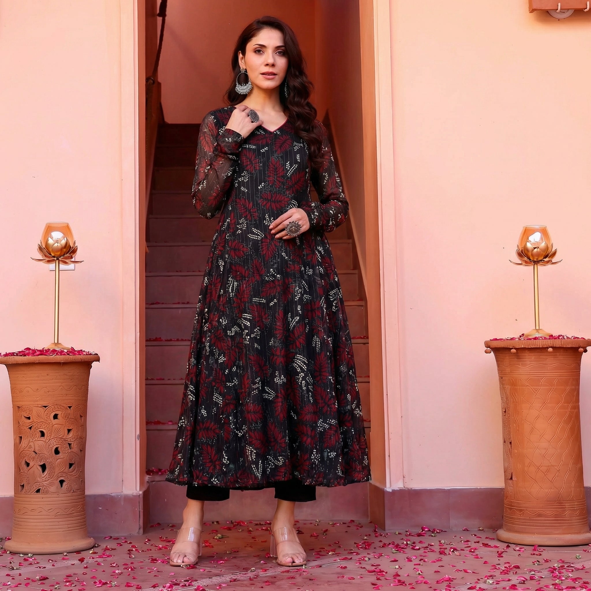 Jigsha Georgette Kurta