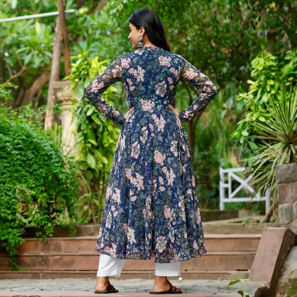 Saachi Georgette Kurta