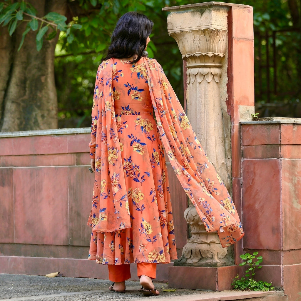 Kesari Georgette Set.