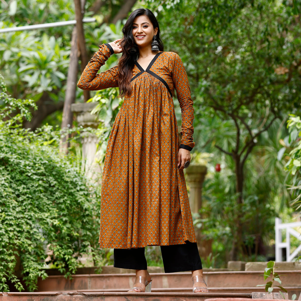 Neria Flare Cotton Kurta
