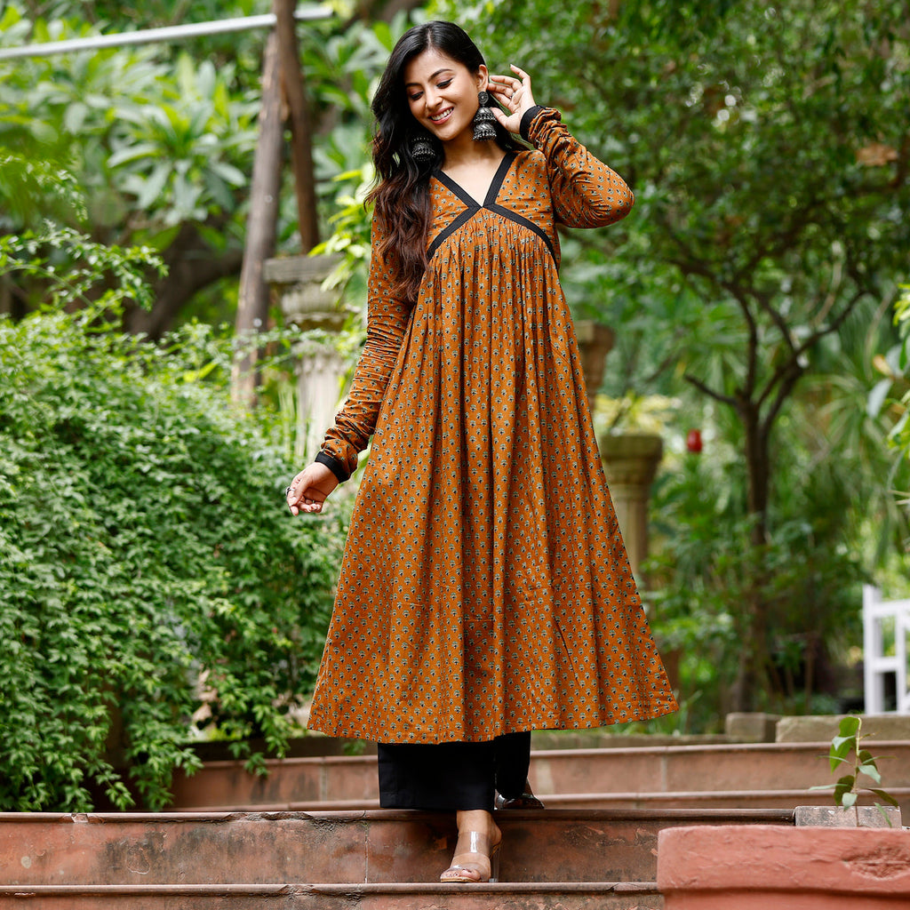 Neria Flare Cotton Kurta