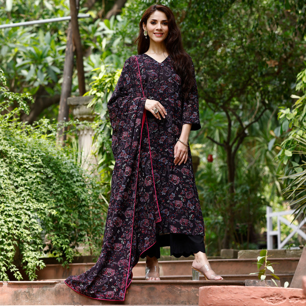 Kambhavati Georgette Set