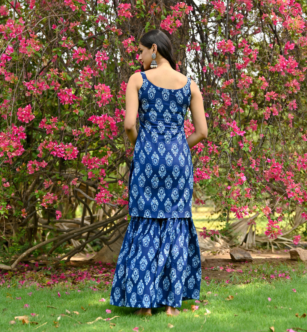 Aprajita indigo set