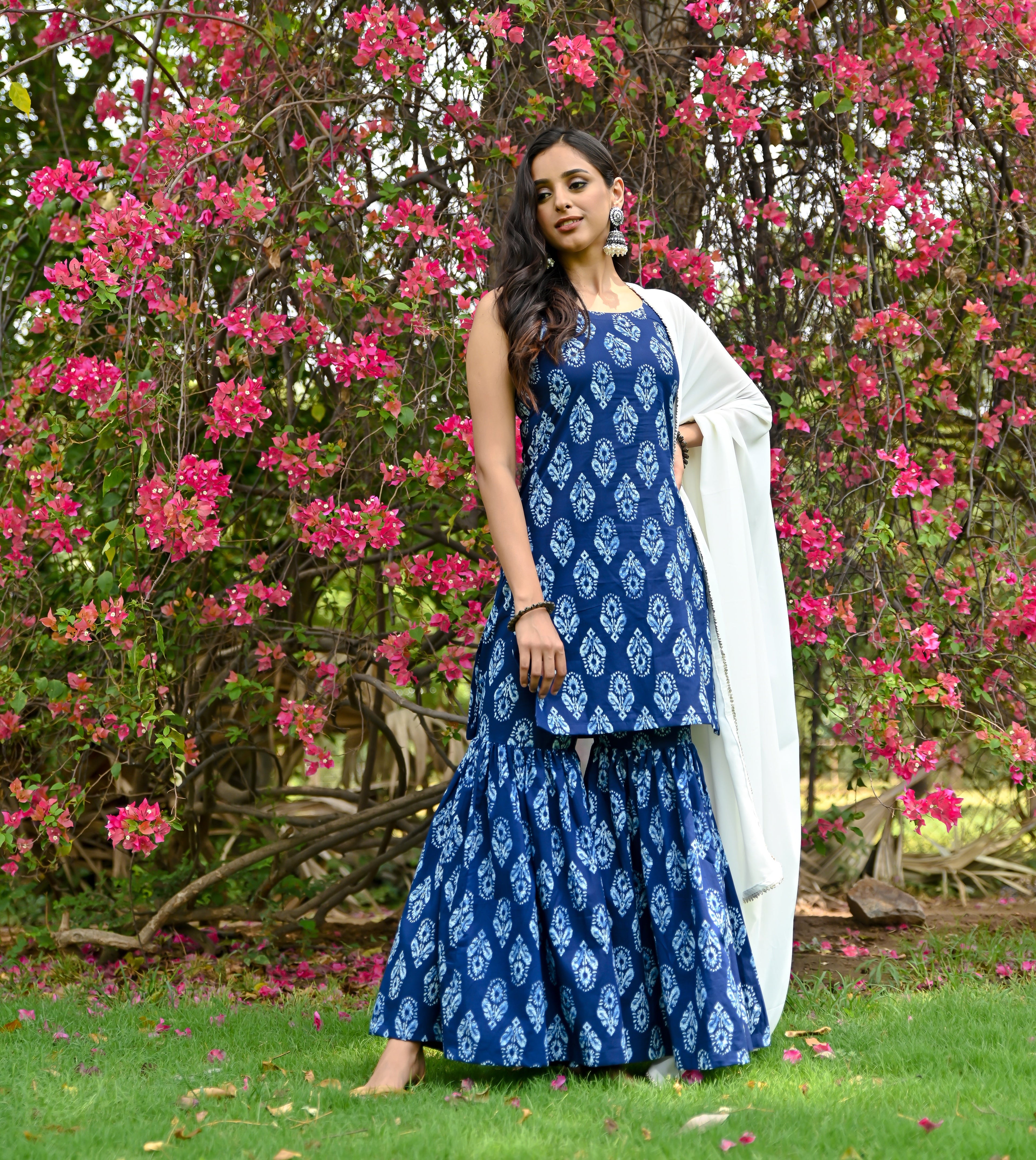 Aprajita indigo set