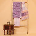 Nayab hand block printed cotton  unstitched Suit set