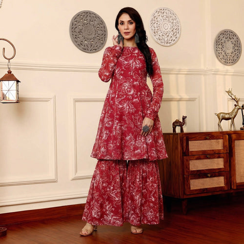 Aradhya Sharara Georgette Set