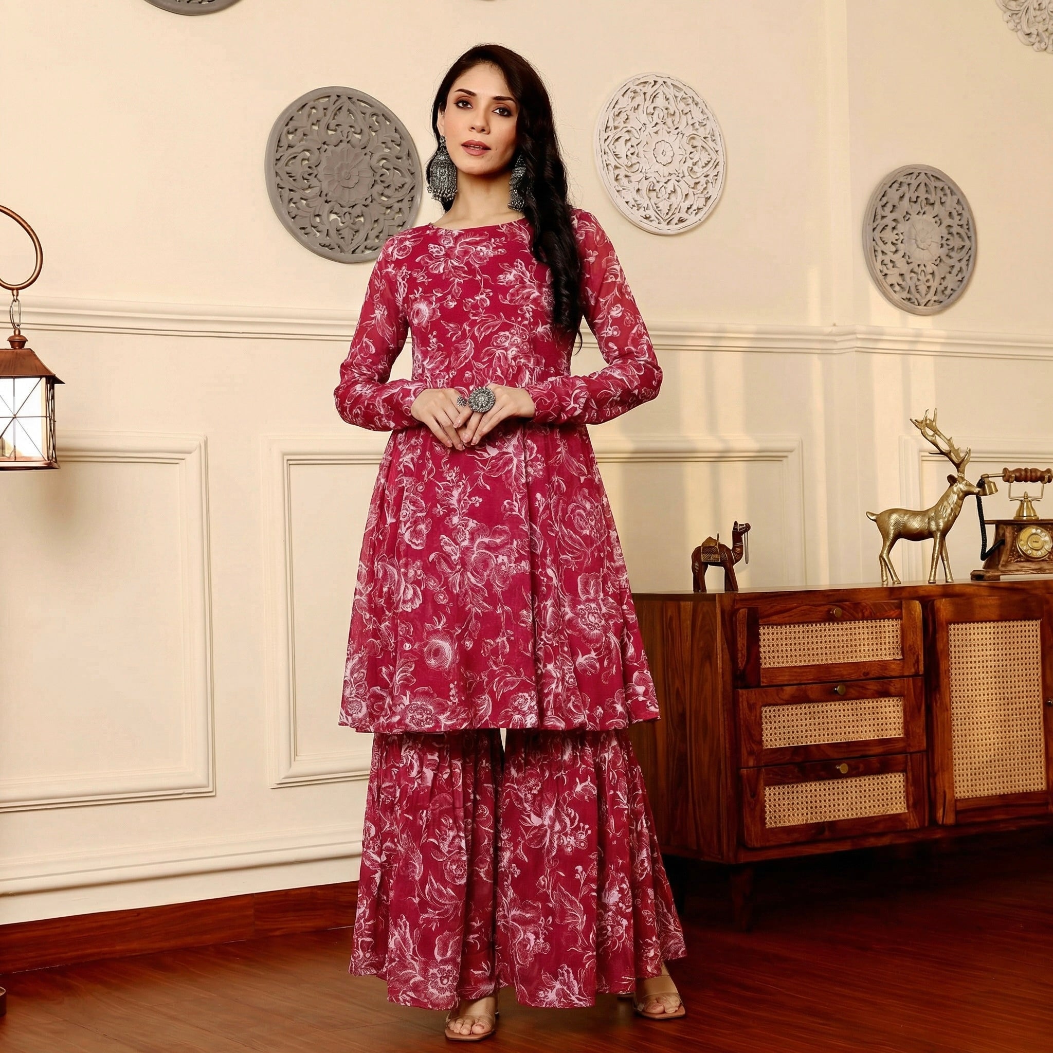 Aradhya Sharara Georgette Set