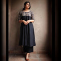 Black Gulkhaer kalamkari Kurta