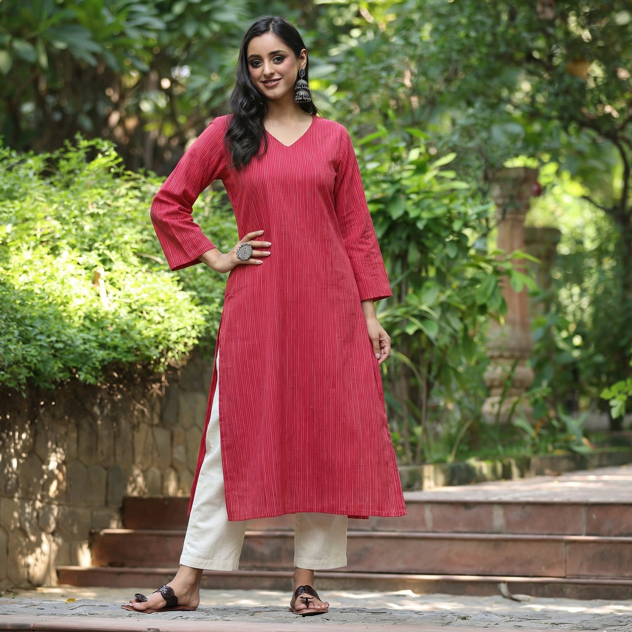 Atishi Handloom Cotton Kurta