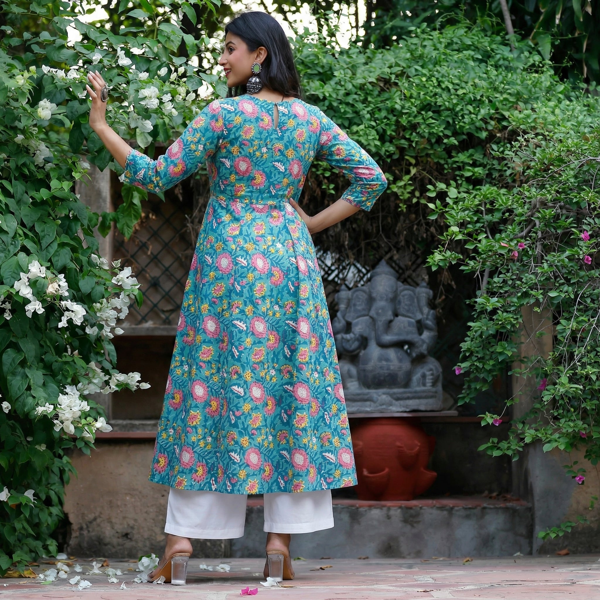 Manjira Handblock Printed Kurta
