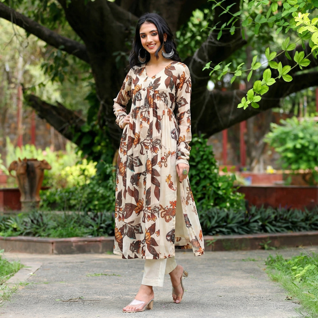 Aaria Georgette Kurta