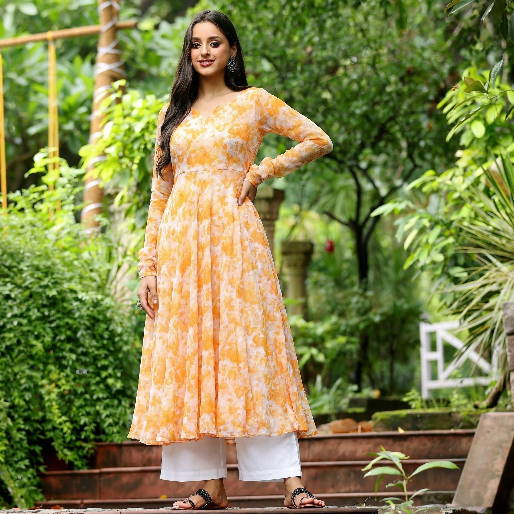 Maala Georgette Kurta