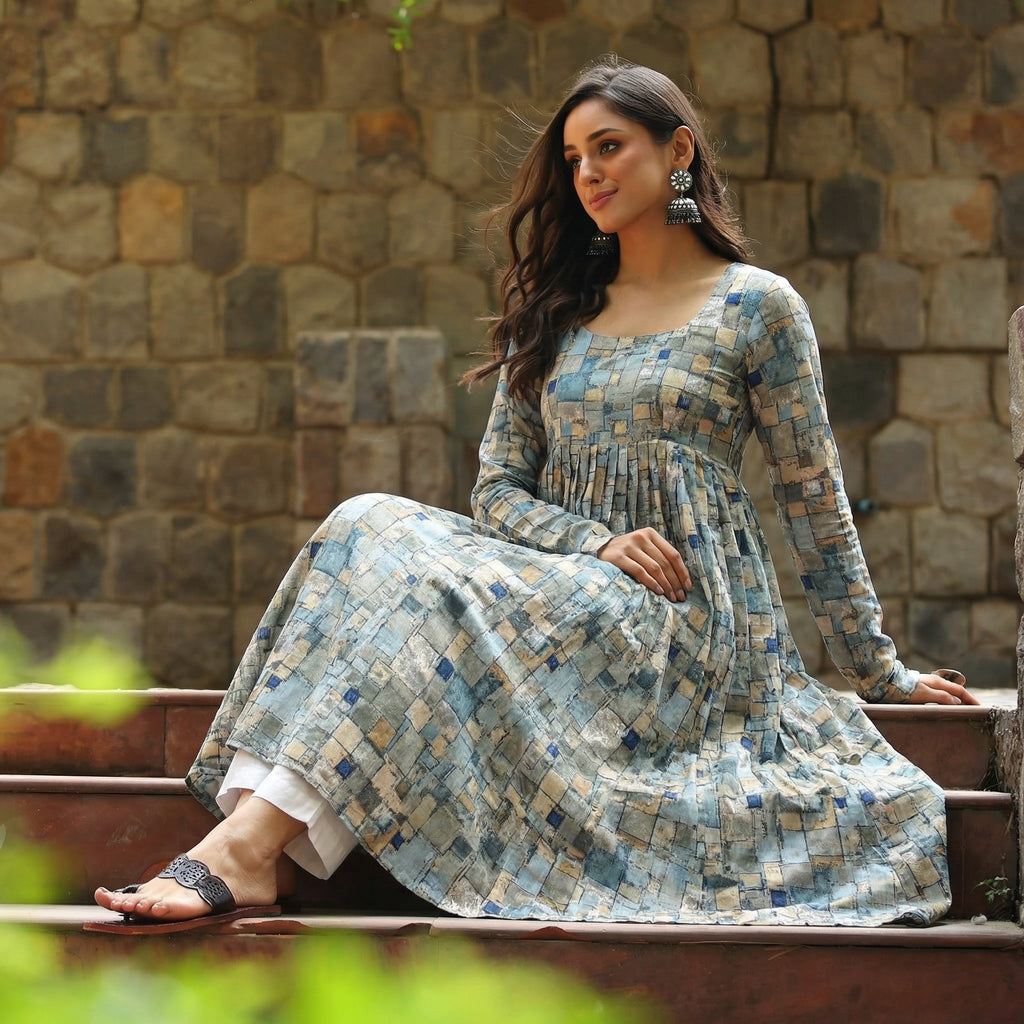 Lamshaa Georgette Kurta