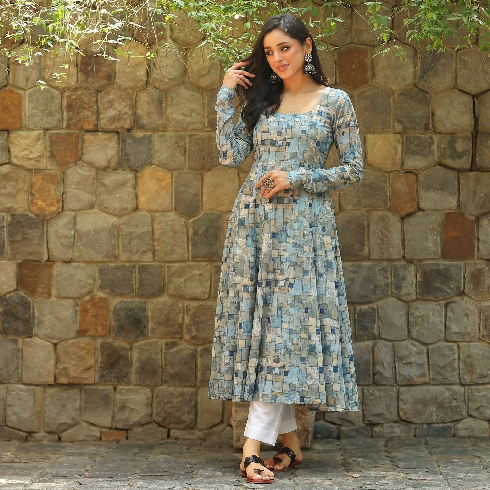 Lamshaa Georgette Kurta