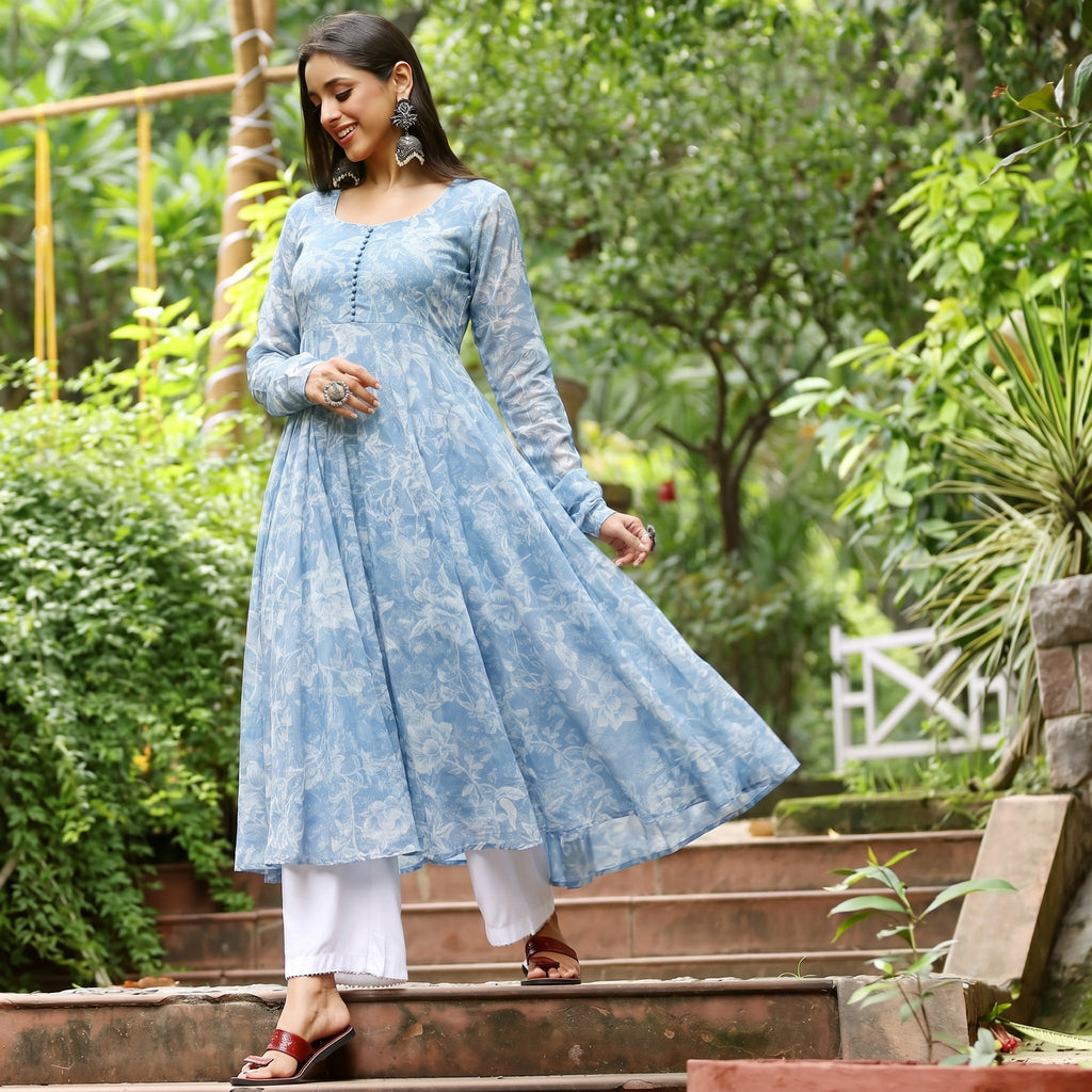 Chanchala Georgette Kurta