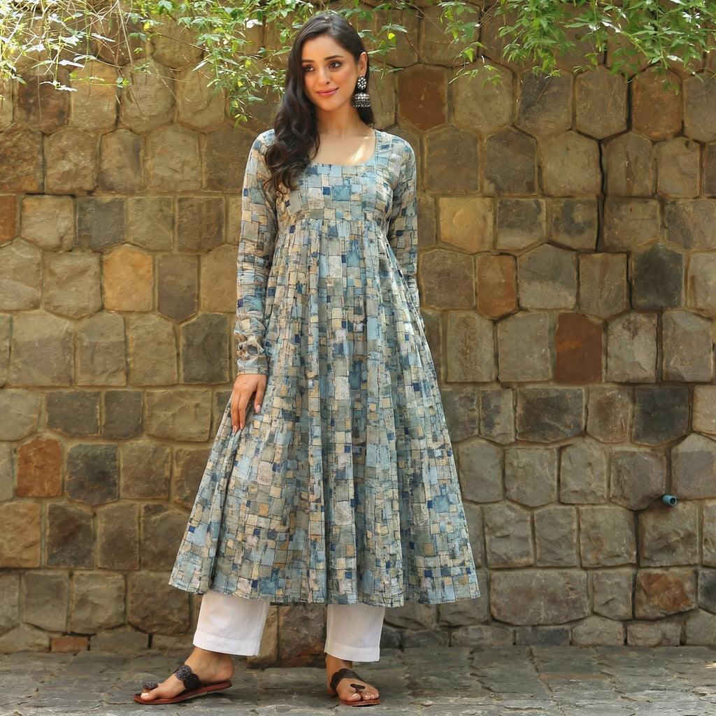 Lamshaa Georgette Kurta