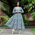 Kripa Kalidaar Cotton Kurta