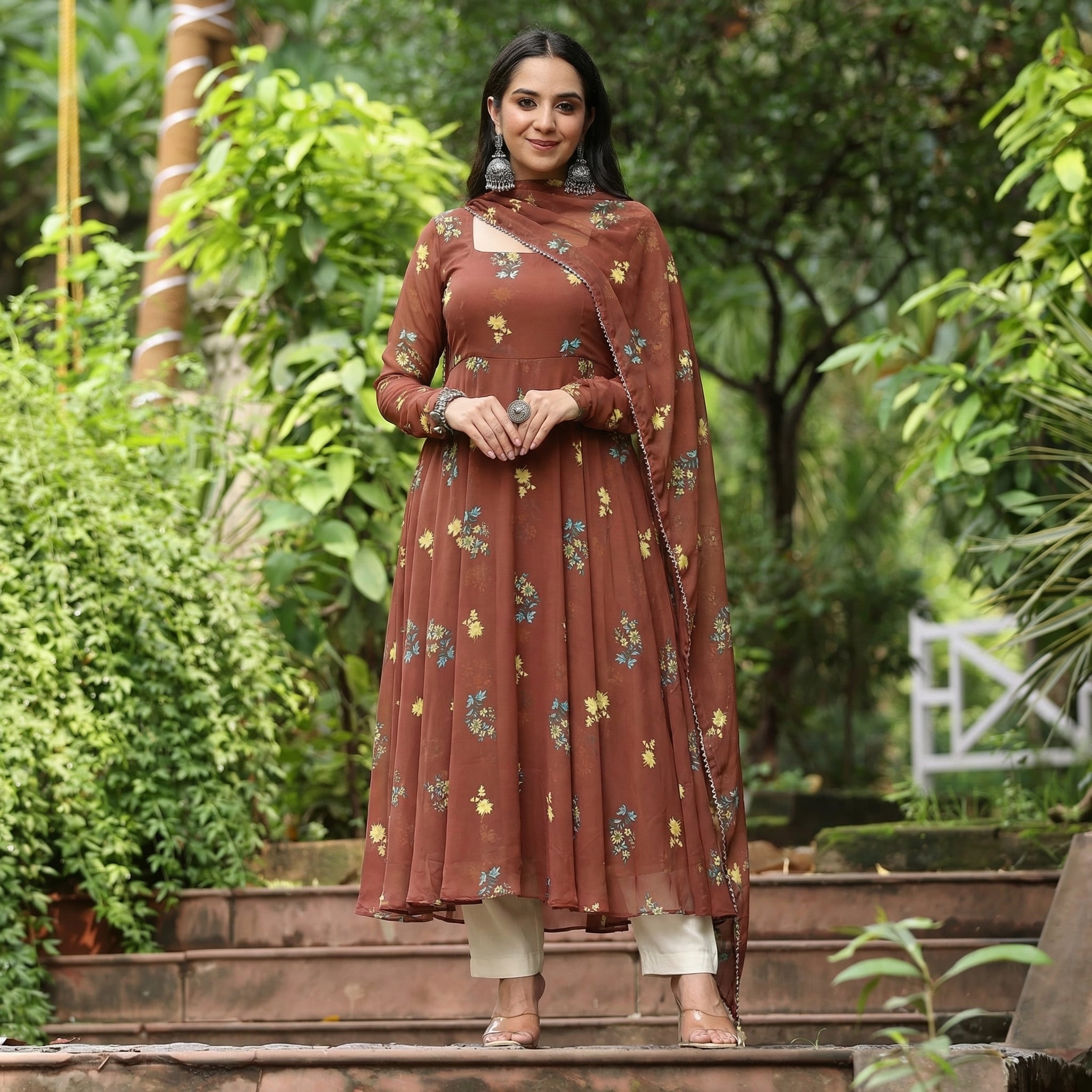 Shamita Georgette Set