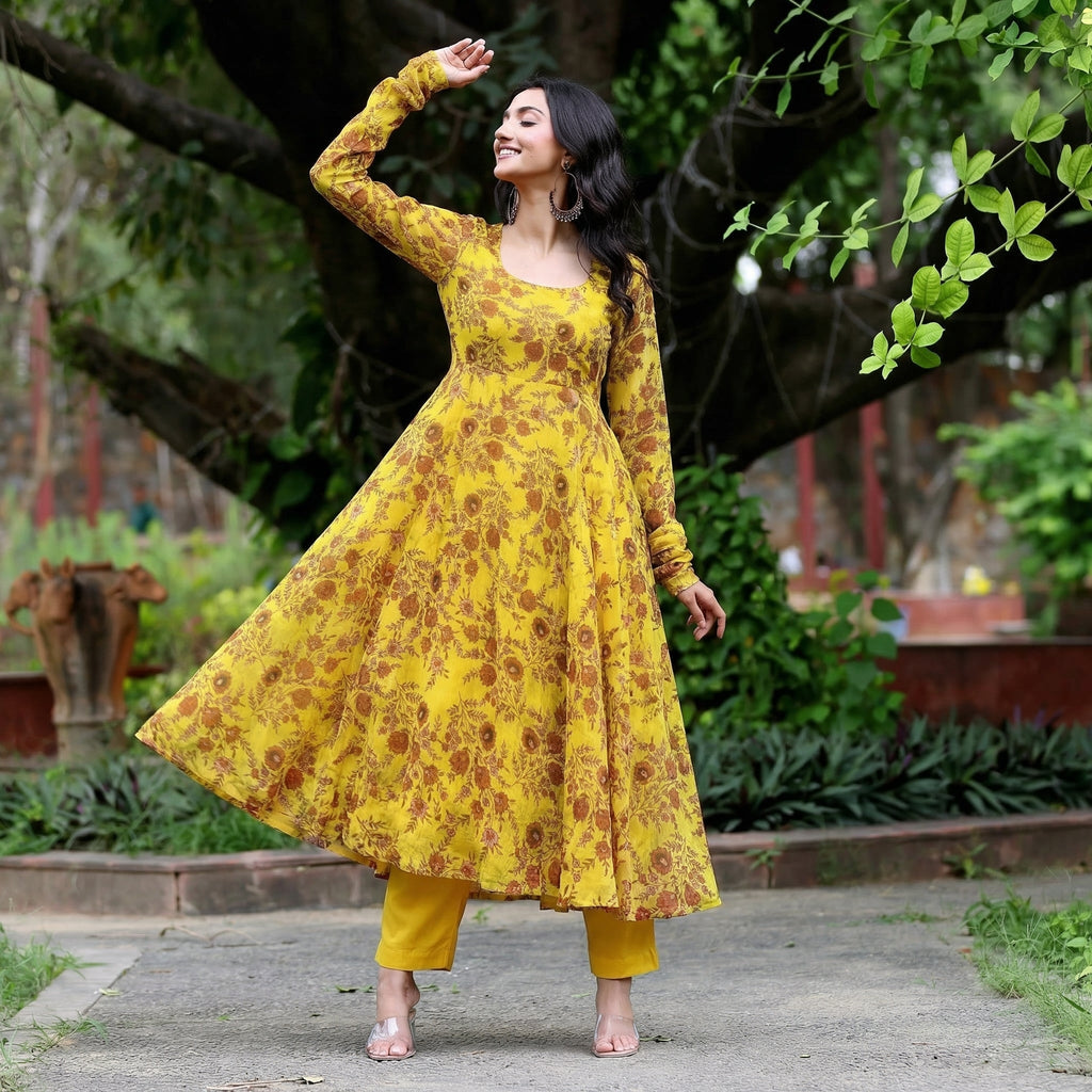 Rajeshwari Georgette Kurta