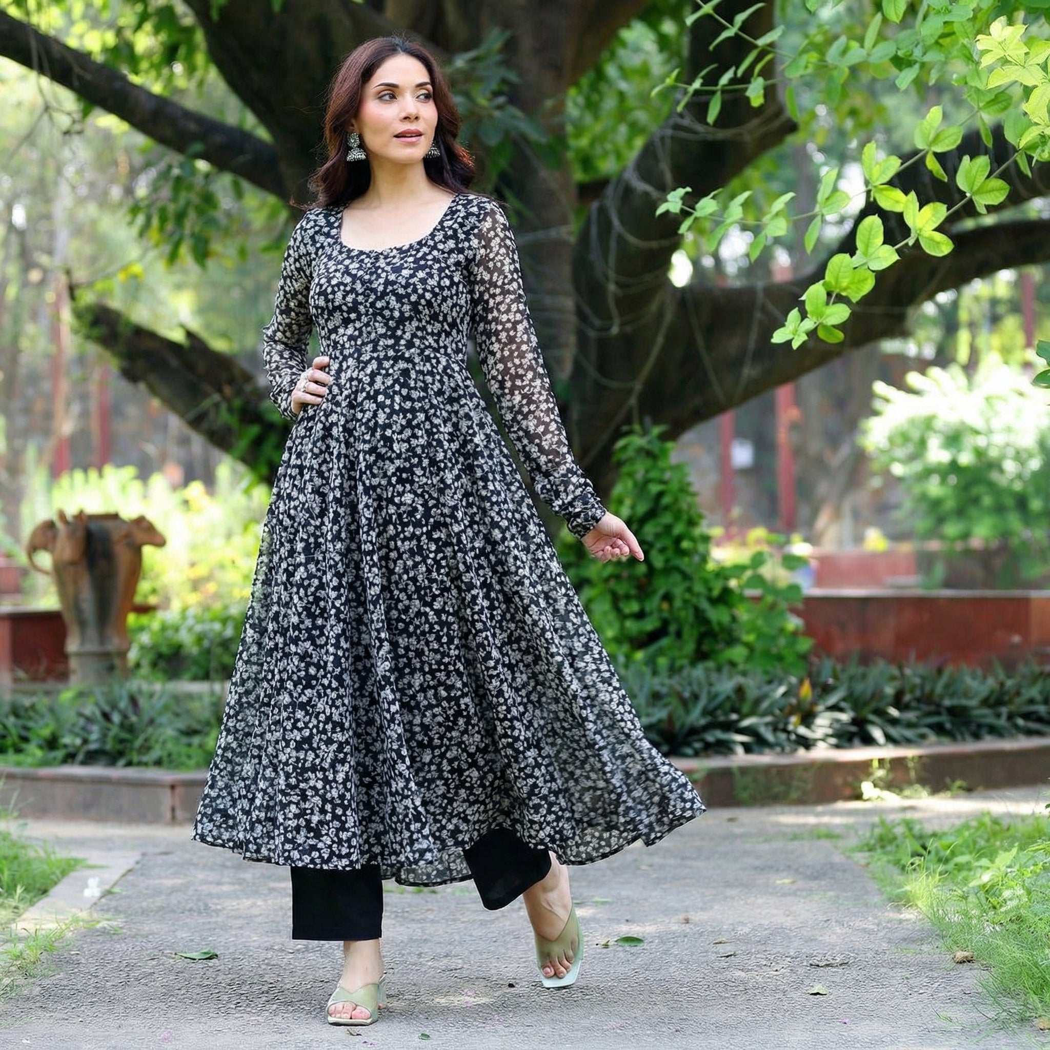 Hansa Georgette Kurta
