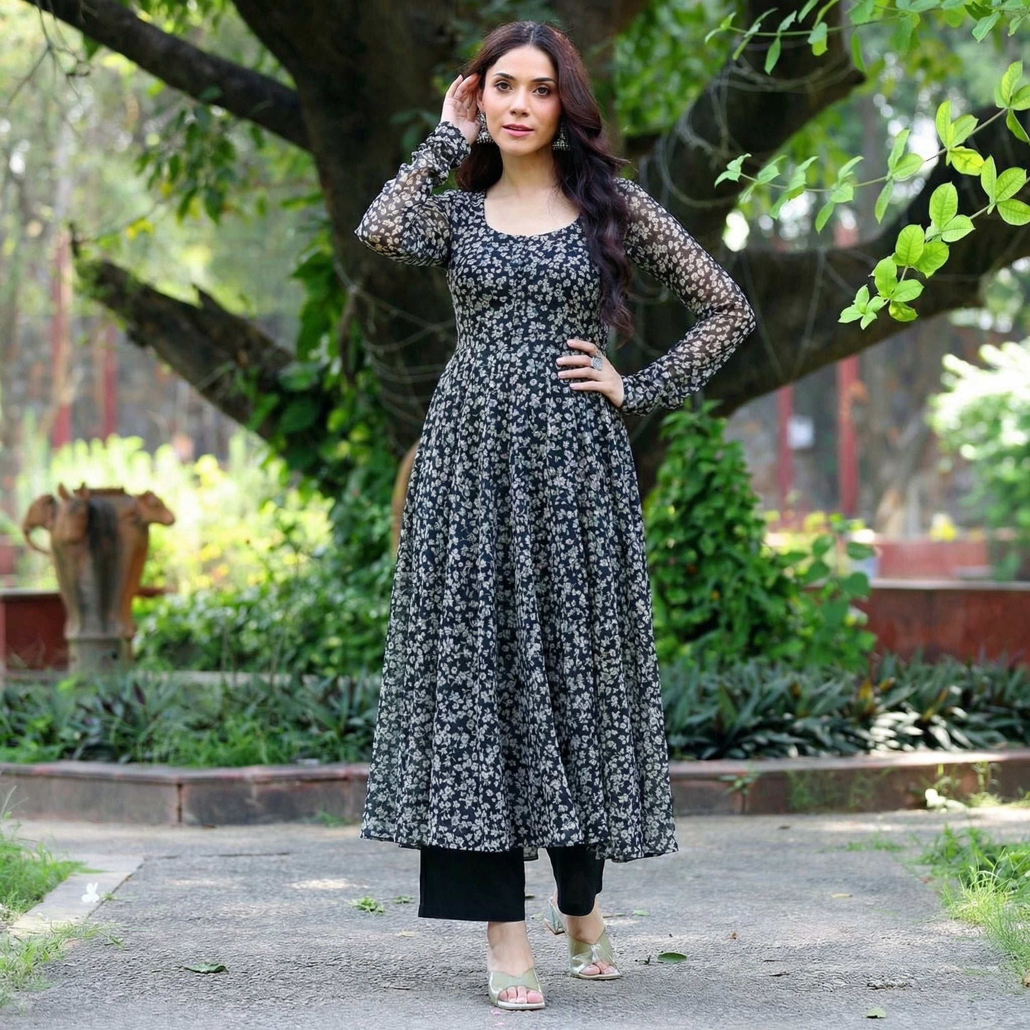 Hansa Georgette Kurta