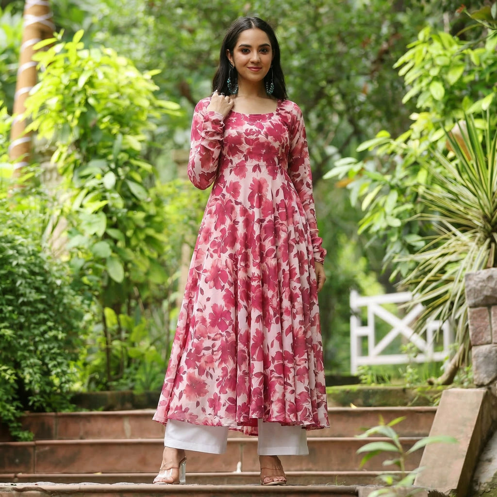Hana Georgette Kurta