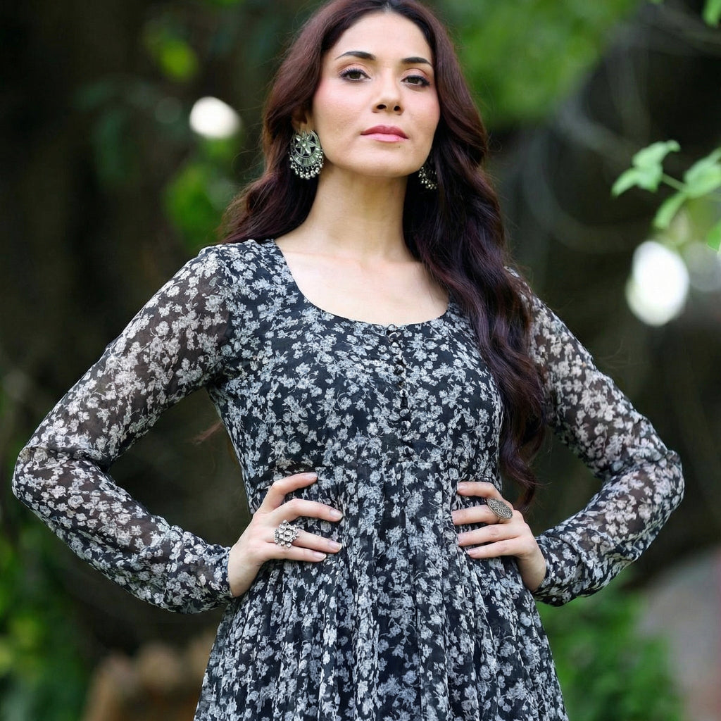 Hansa Georgette Kurta