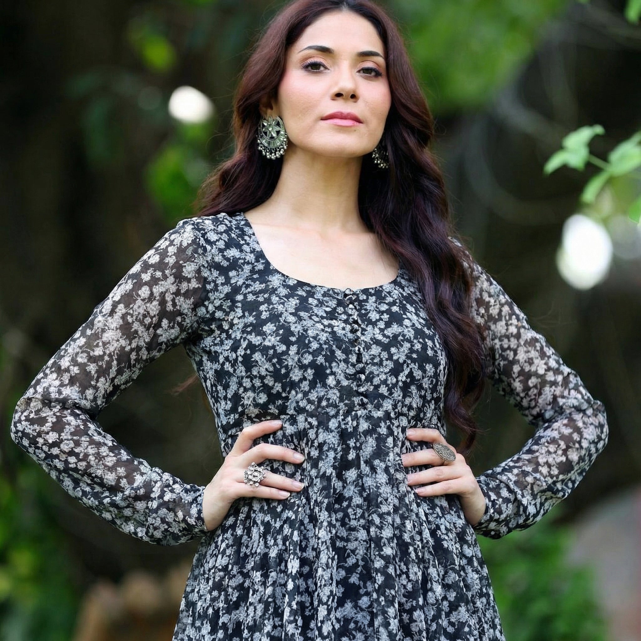 Hansa Georgette Kurta