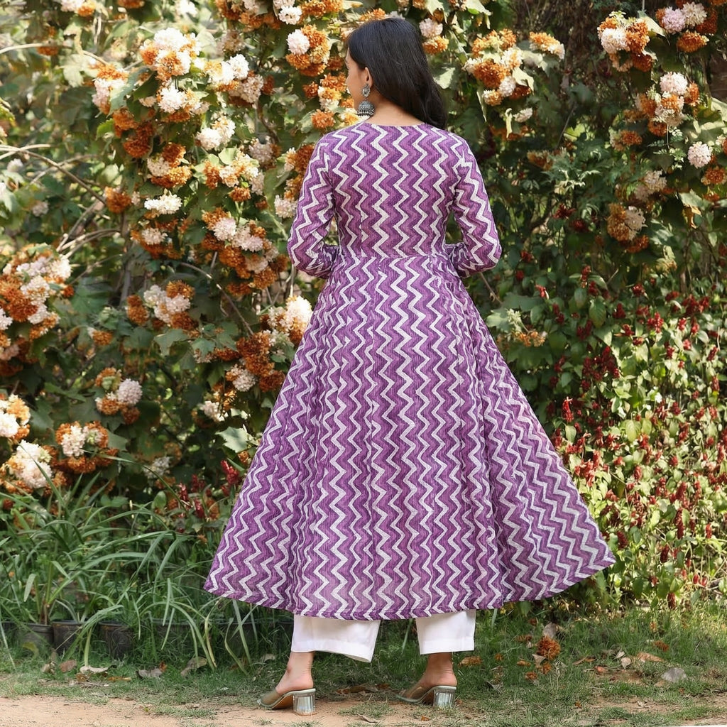 Shiraagya Kantha Cotton Kurta
