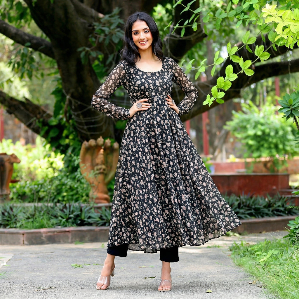 Sarita Georgette Kurta