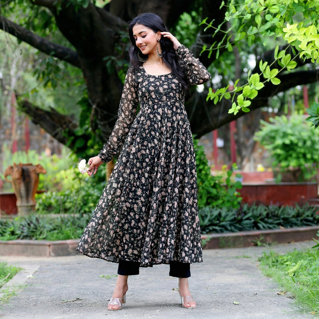 Sarita Georgette Kurta