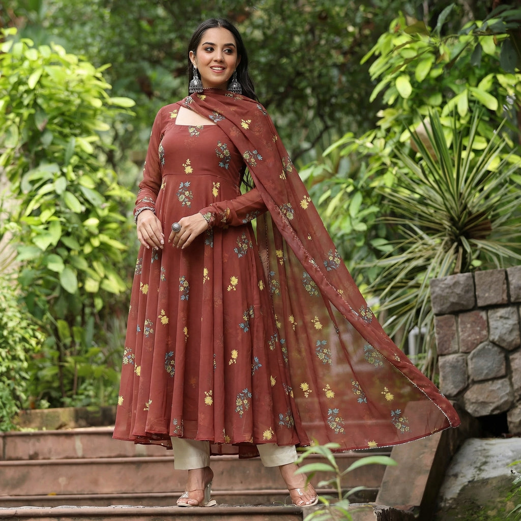 Shamita Georgette Set