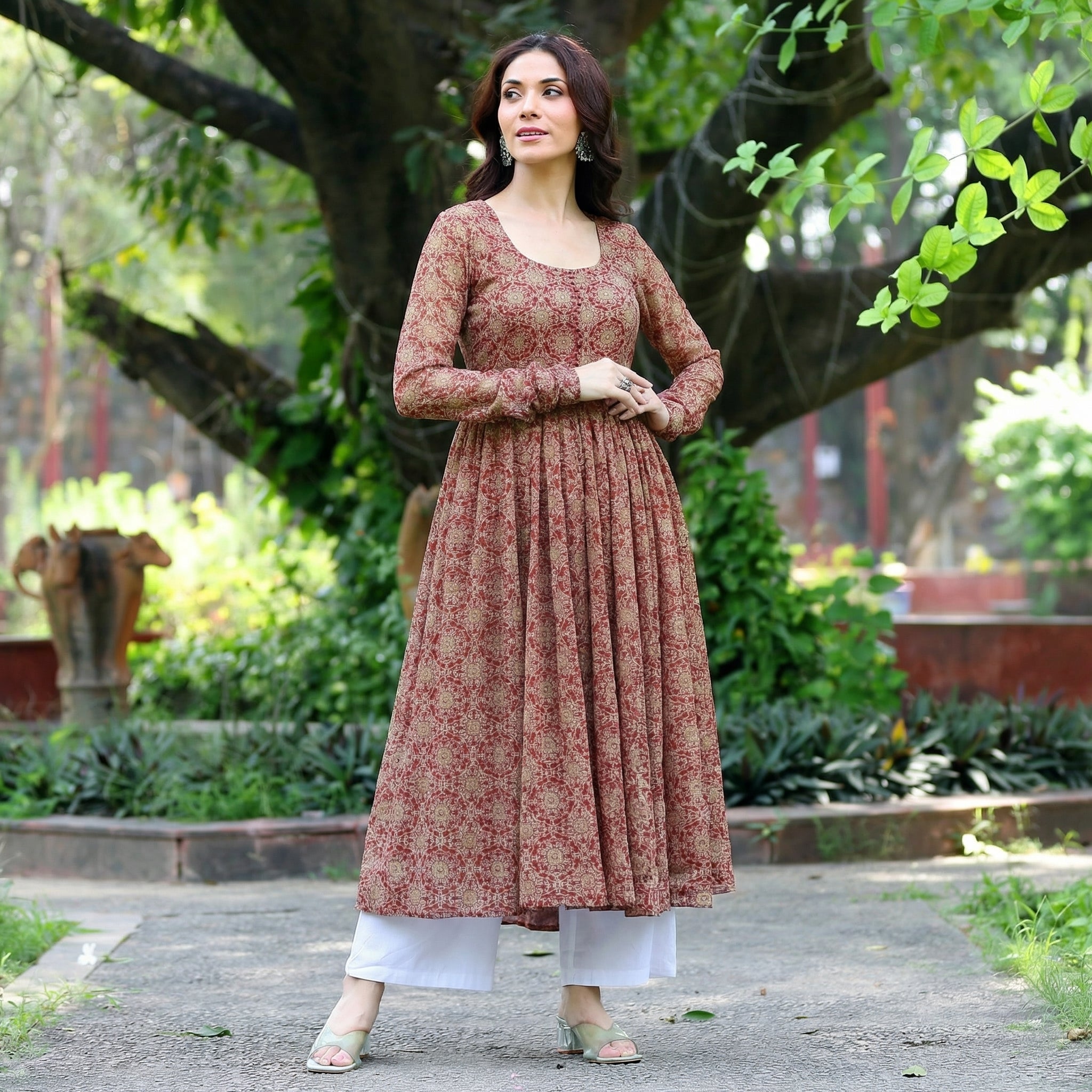 Alekha Georgette Kurta