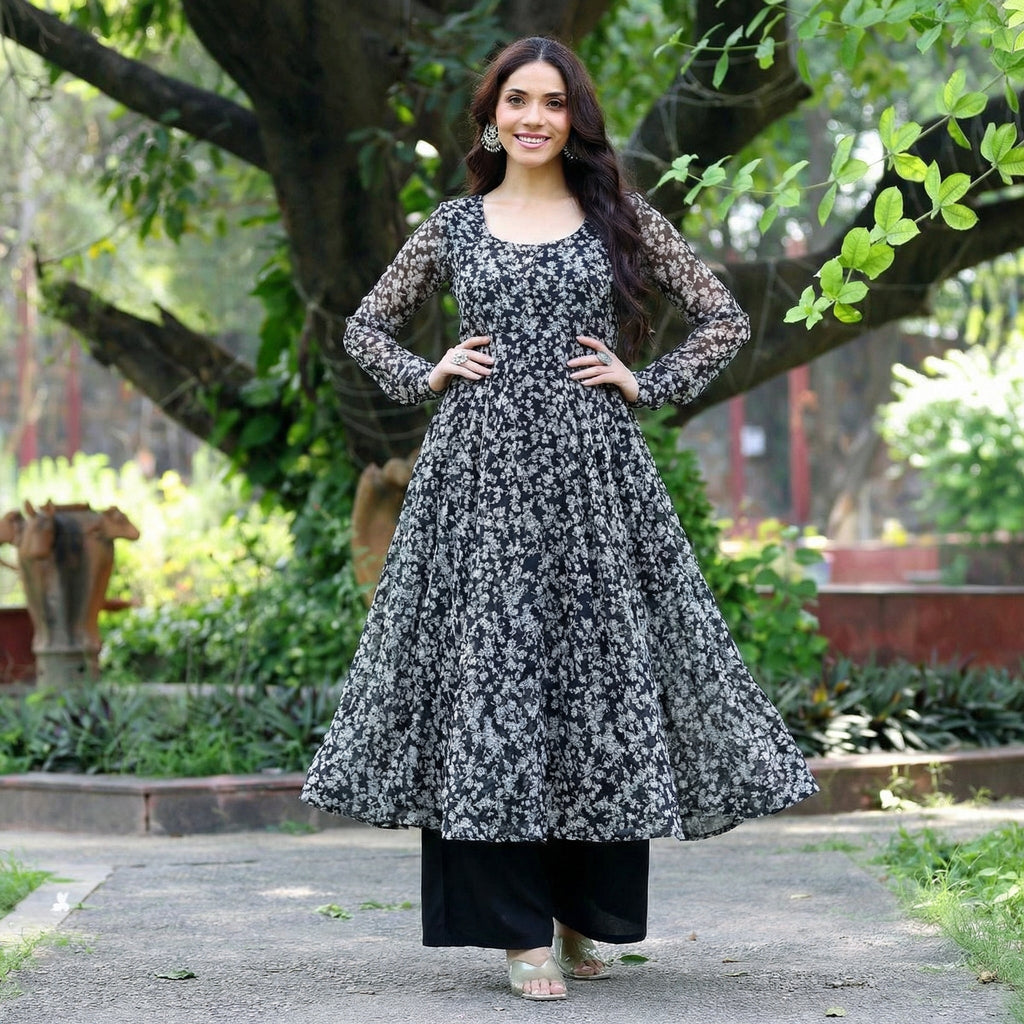 Hansa Georgette Kurta