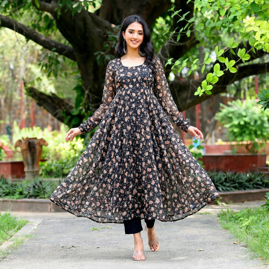 Sarita Georgette Kurta