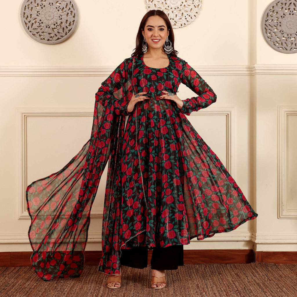 Fiza Georgette Set
