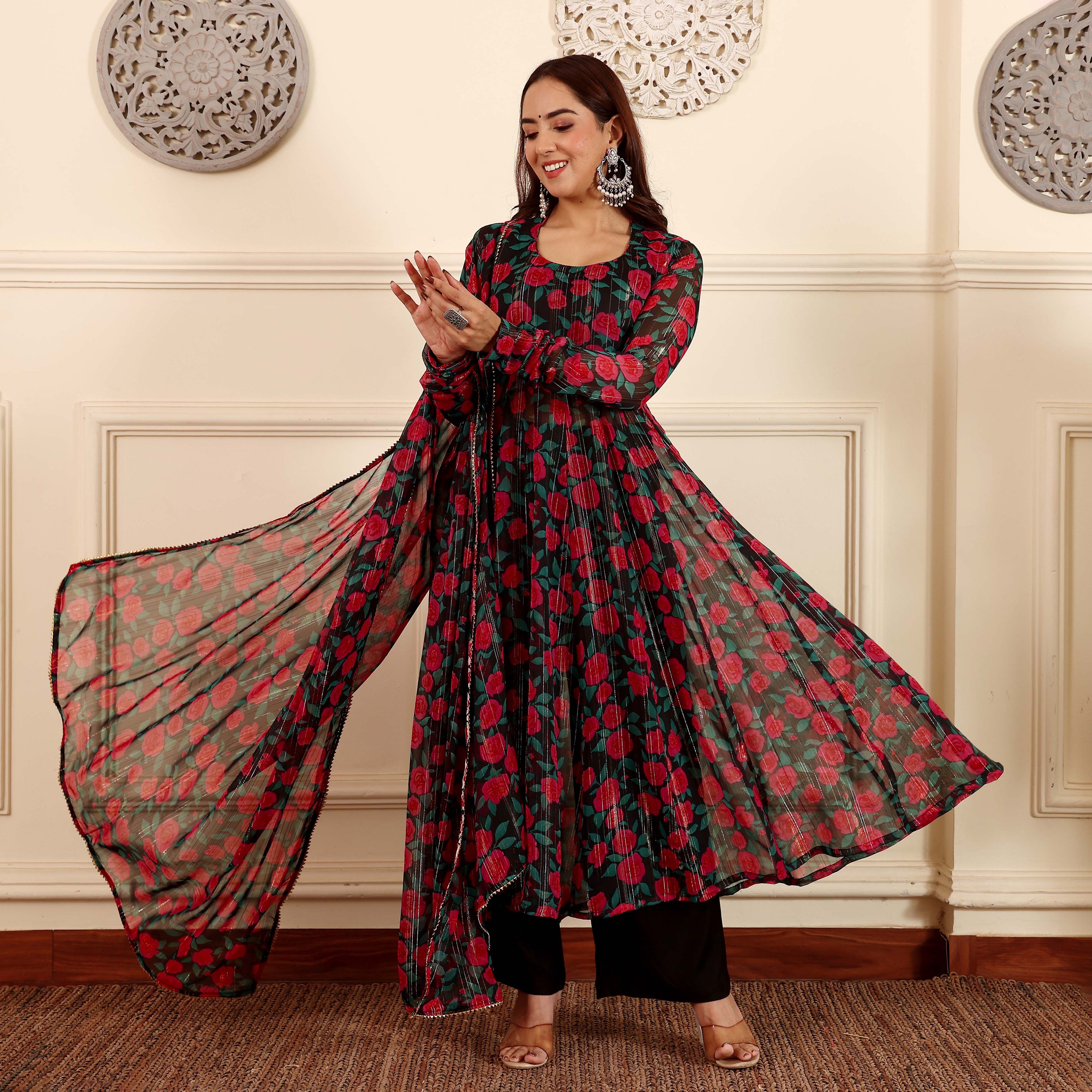 Fiza Georgette Set