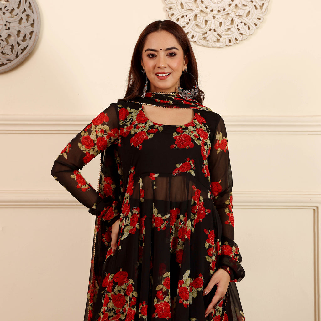 Krihana Georgette Set