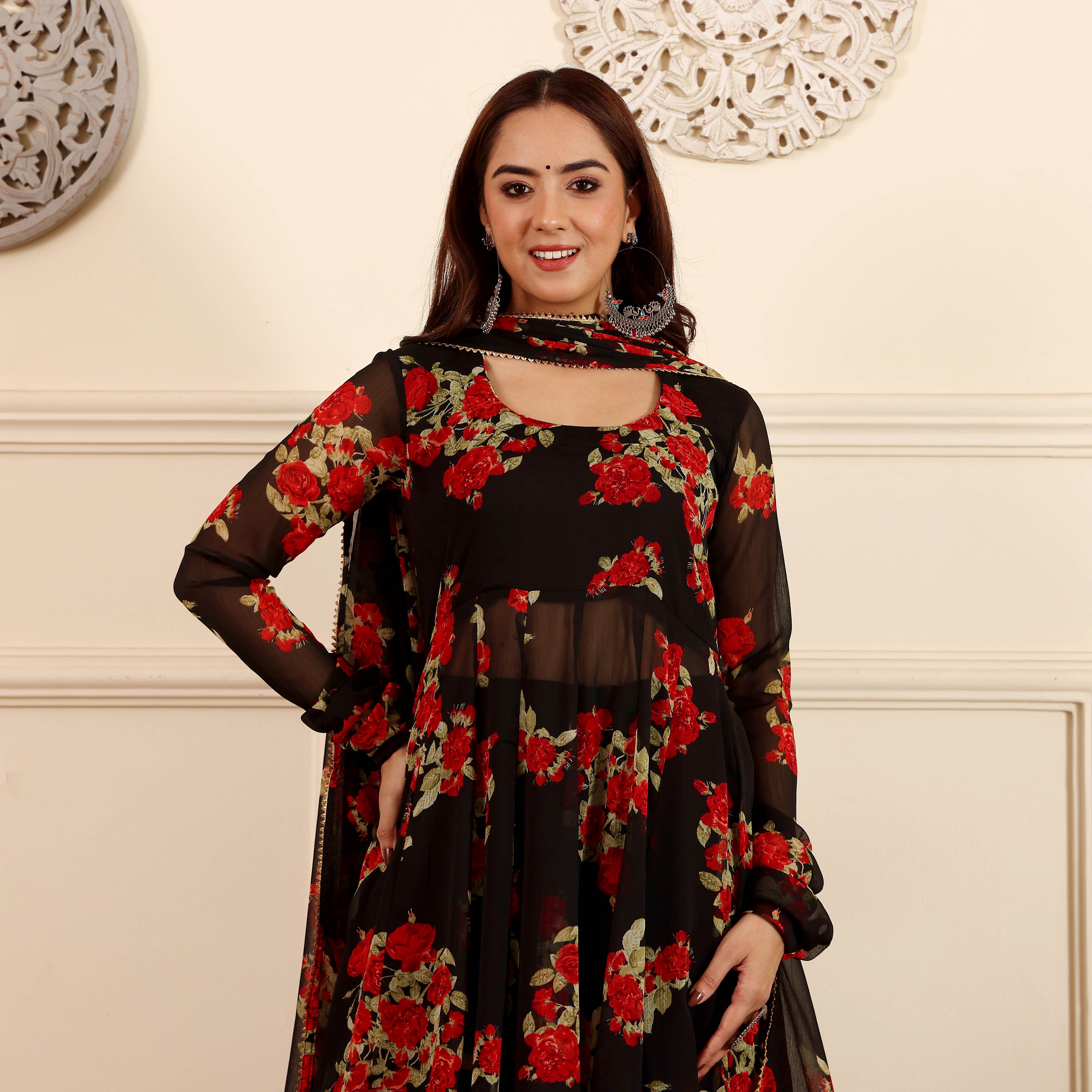 Krihana Georgette Set