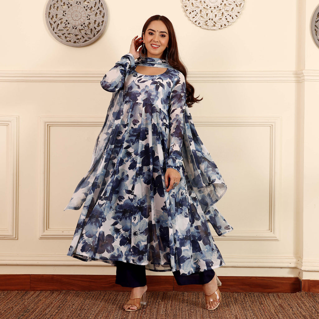 Yaanvi Georgette Set