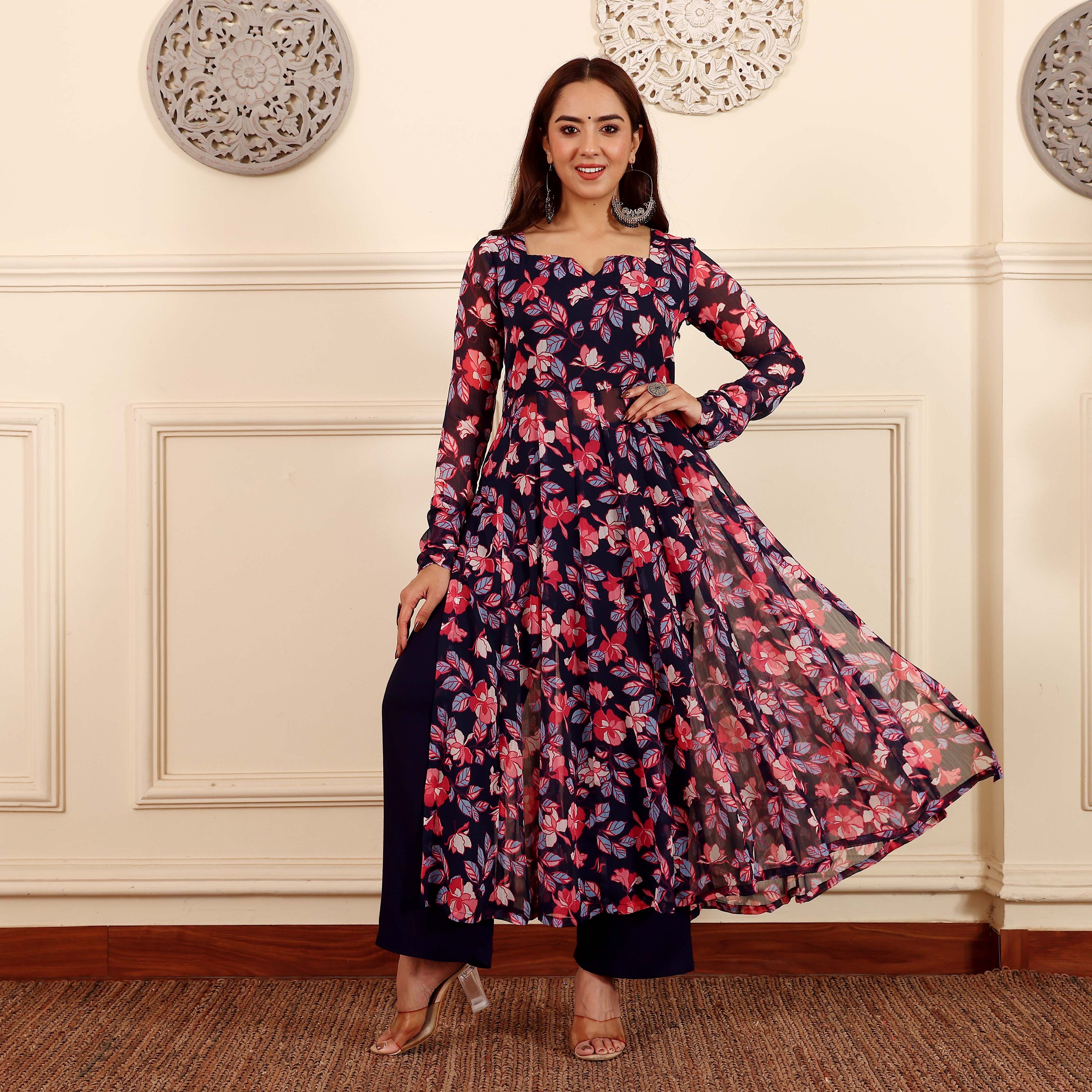 Meela Georgette Kurta